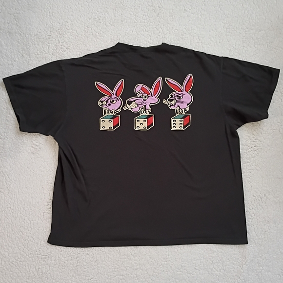 Indestructible MFG Cee-lo Pink Panther Playboy Big & Tall Black Tee - Picture 1 of 5
